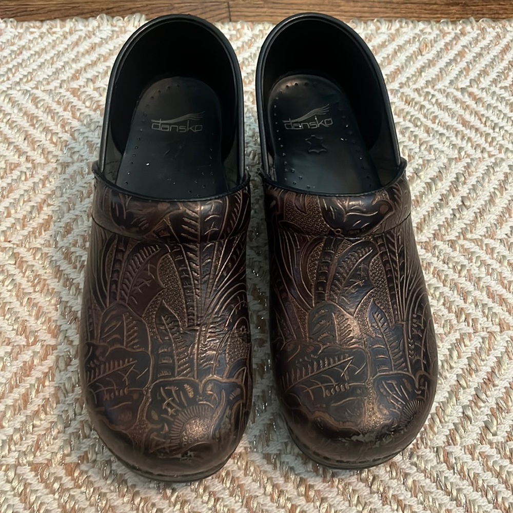 Dansko clogs tooled